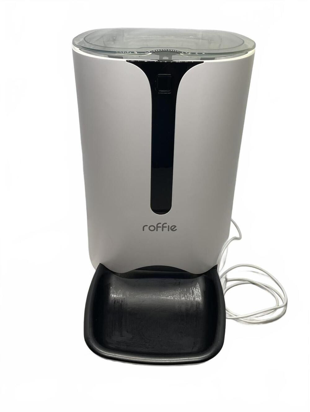 Roffie PF30 Automatic Pet Feeder with Bowl TESTED Shows Wear with LT food stains